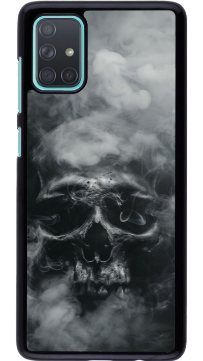 Coque Samsung Galaxy A71 - Halloween 2024 smoky skull