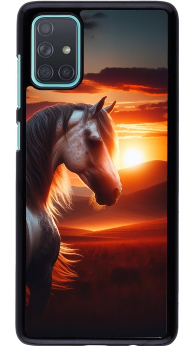 Coque Samsung Galaxy A71 - Majestic Sunset Horse