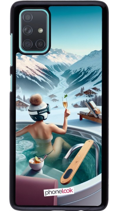 Coque Samsung Galaxy A71 - Montagne Glamour Jacuzzi