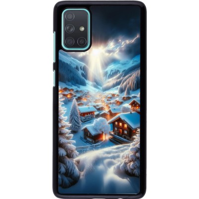 Coque Samsung Galaxy A71 - Mont Neige Lumière