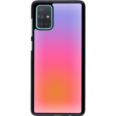 Coque Samsung Galaxy A71 - Orange Pink Blue Gradient