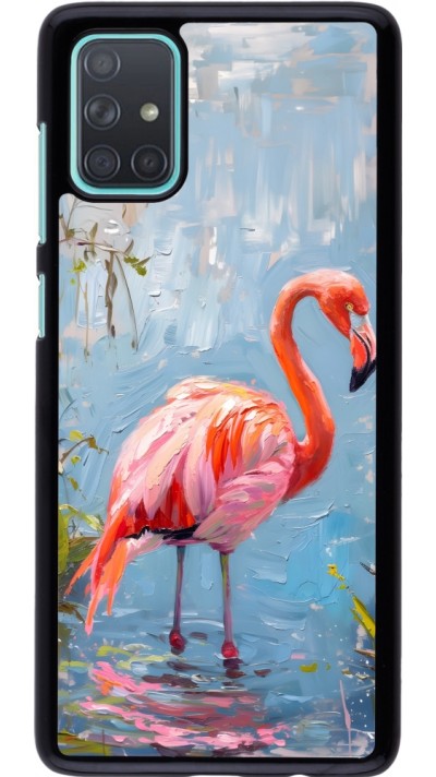 Coque Samsung Galaxy A71 - Paint Flamingo