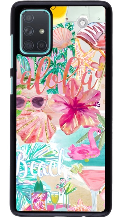 Coque Samsung Galaxy A71 - Preppy Collage Aloha