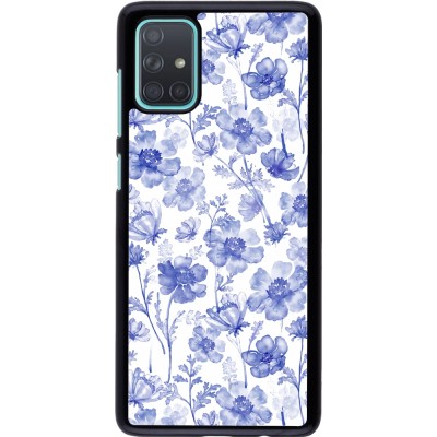 Coque Samsung Galaxy A71 - Spring 23 watercolor blue flowers