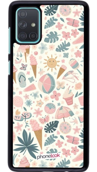 Coque Samsung Galaxy A71 - Summer Pink Pattern