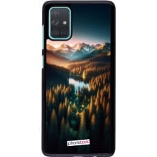 Coque Samsung Galaxy A71 - Sunset Forest Lake