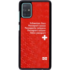 Coque Samsung Galaxy A71 - Swiss Passport