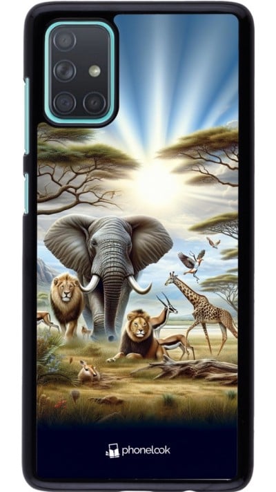 Coque Samsung Galaxy A71 - Vie sauvage africaine