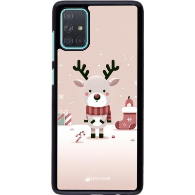 Coque Samsung Galaxy A71 - Noël 2023 Choupinette Renne