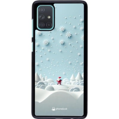 Coque Samsung Galaxy A71 - Noël 2023 Petit Père Flocon