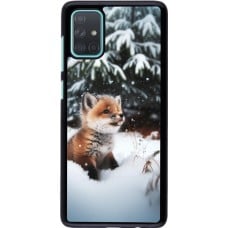 Coque Samsung Galaxy A71 - Noël 2023 Renardeau sapin