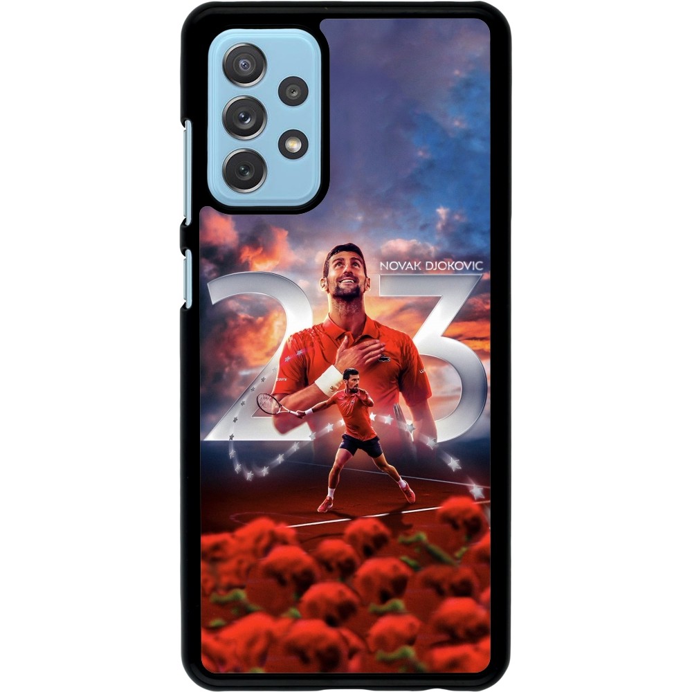 Samsung Galaxy A72 Case Hülle - Djokovic 23 Grand Slam