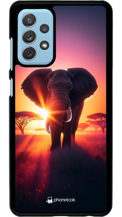 Coque Samsung Galaxy A72 - Elephant Sunrise Beauty