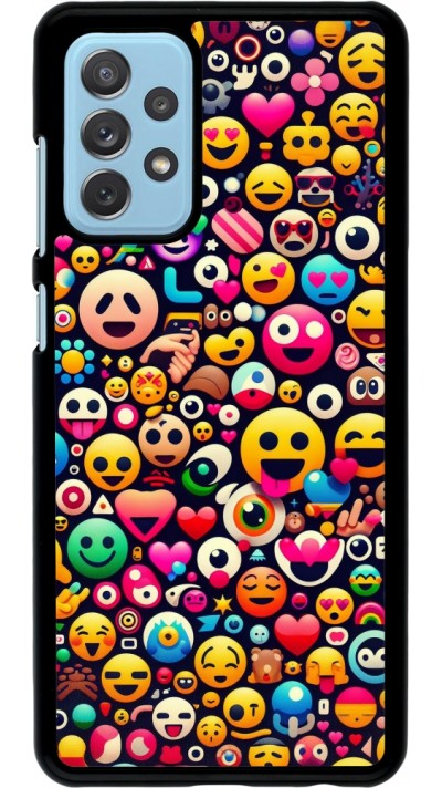 Coque Samsung Galaxy A72 - Emoji Mix Color