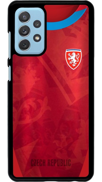 Coque Samsung Galaxy A72 - Maillot de football République Tchèque personnalisable