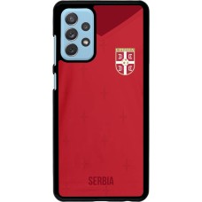 Samsung Galaxy A72 Case Hülle - Serbien 2022 personalisierbares Fussballtrikot