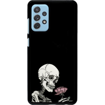 Coque Samsung Galaxy A72 - Halloween 2023 rose and skeleton