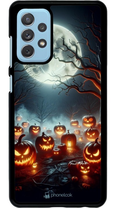 Coque Samsung Galaxy A72 - Halloween 2024 Many Pumpkins