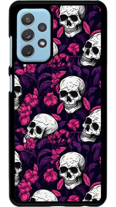 Coque Samsung Galaxy A72 - Halloween 2024 romantic skulls