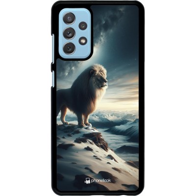 Coque Samsung Galaxy A72 - Le lion blanc