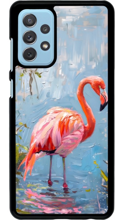 Coque Samsung Galaxy A72 - Paint Flamingo