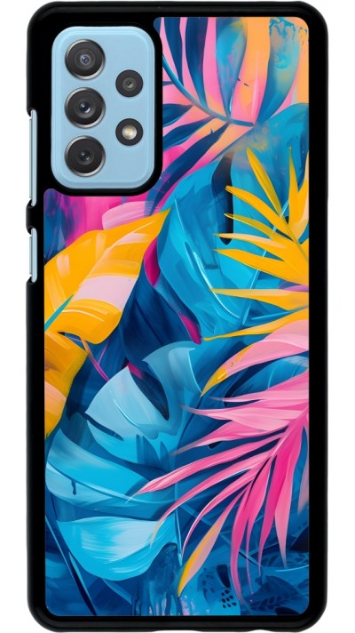 Coque Samsung Galaxy A72 - Palms Blue