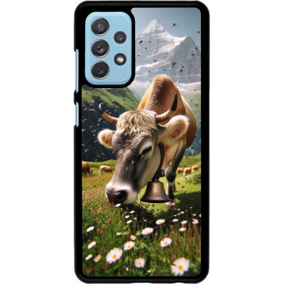 Coque Samsung Galaxy A72 - Vache montagne Valais