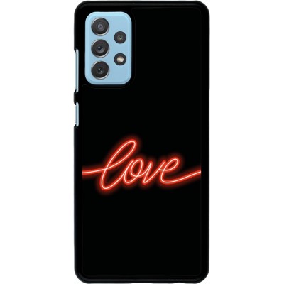 Coque Samsung Galaxy A72 - Valentine 2023 neon love