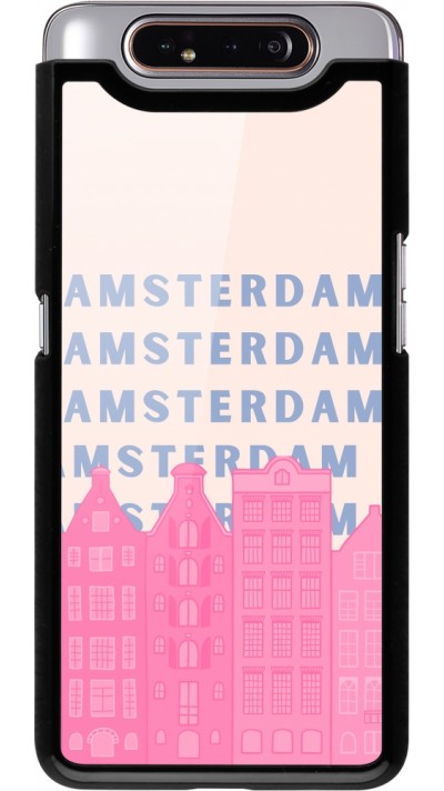 Coque Samsung Galaxy A80 - Amsterdam Pink Print