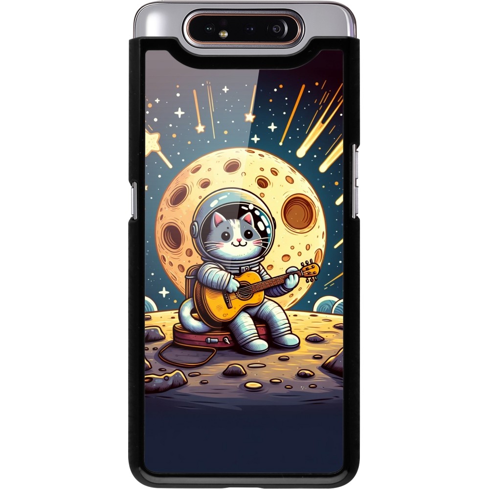 Coque Samsung Galaxy A80 - AstroCat RockLune