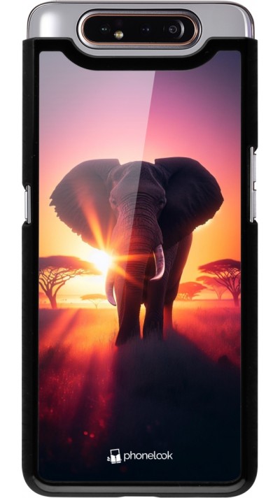 Coque Samsung Galaxy A80 - Elephant Sunrise Beauty