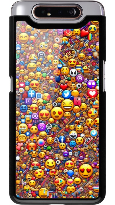 Coque Samsung Galaxy A80 - Emoji mixed