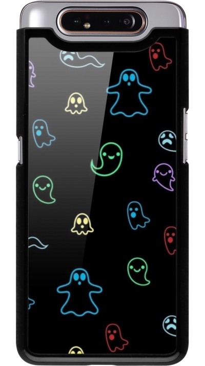 Coque Samsung Galaxy A80 - Halloween 2024 colorful ghosts