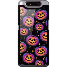 Samsung Galaxy A80 Case Hülle - Halloween 2024 rainbow pumpkins