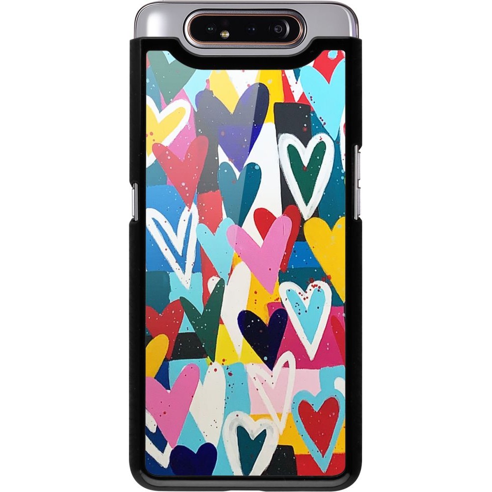 Coque Samsung Galaxy A80 - Joyful Hearts