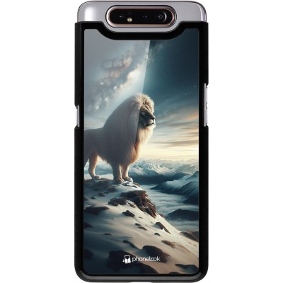 Coque Samsung Galaxy A80 - Le lion blanc