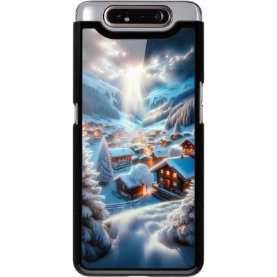 Coque Samsung Galaxy A80 - Mont Neige Lumière