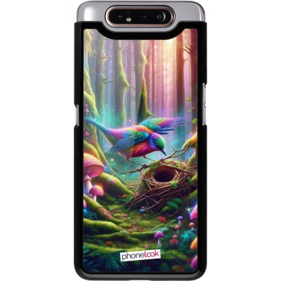 Coque Samsung Galaxy A80 - Oiseau Nid Forêt