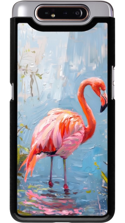 Coque Samsung Galaxy A80 - Paint Flamingo