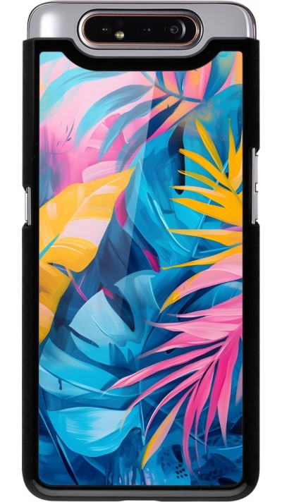 Coque Samsung Galaxy A80 - Palms Blue