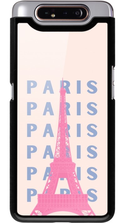 Coque Samsung Galaxy A80 - Paris Pink Print