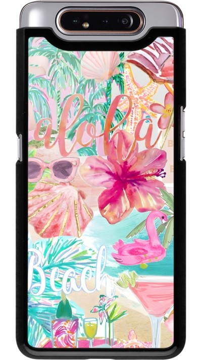 Coque Samsung Galaxy A80 - Preppy Collage Aloha