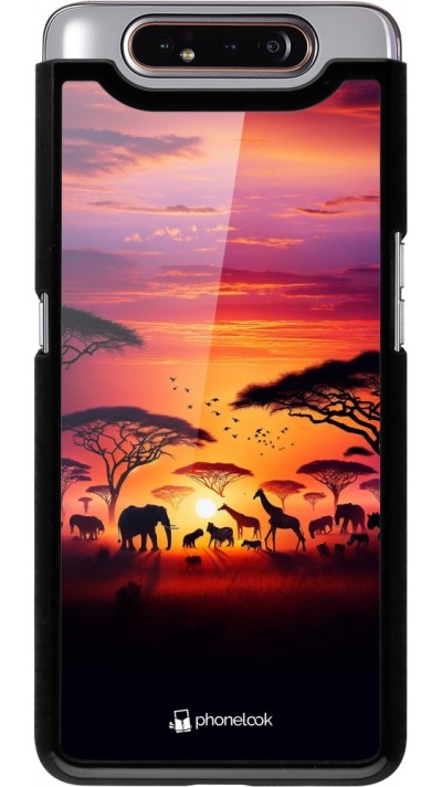 Coque Samsung Galaxy A80 - Safari sunset wildlife