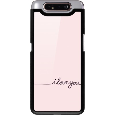 Coque Samsung Galaxy A80 - Valentine 2023 i love you writing