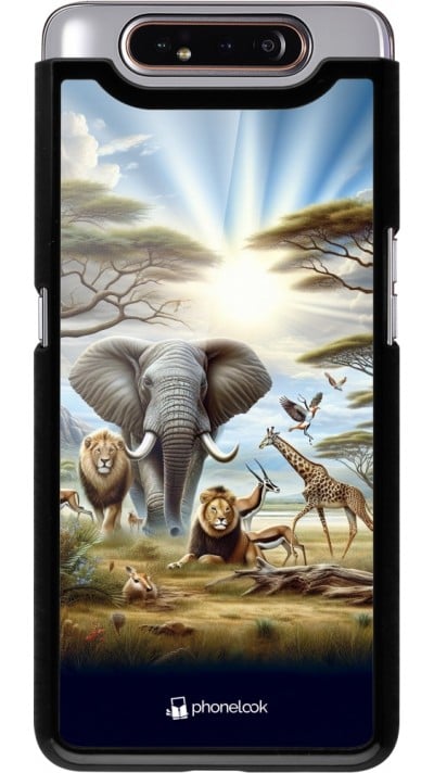 Coque Samsung Galaxy A80 - Vie sauvage africaine