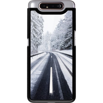 Coque Samsung Galaxy A80 - Winter 22 Snowy Road