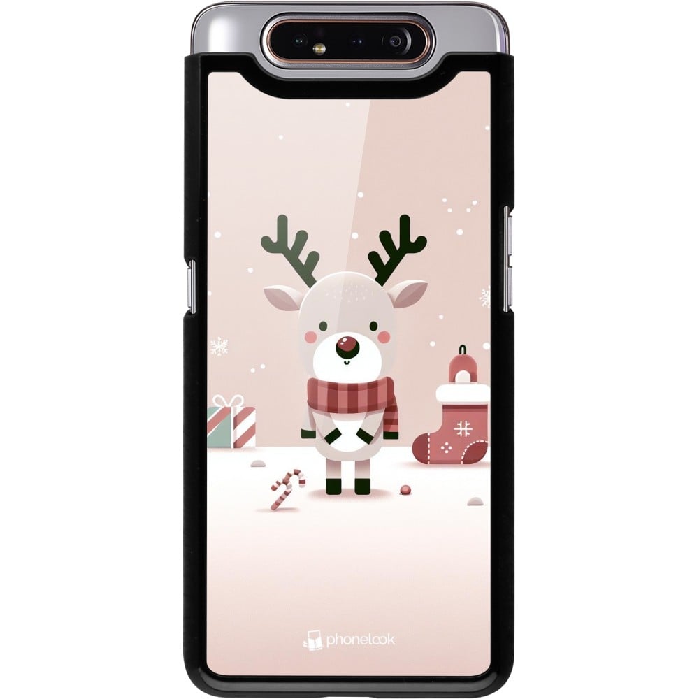 Coque Samsung Galaxy A80 - Noël 2023 Choupinette Renne