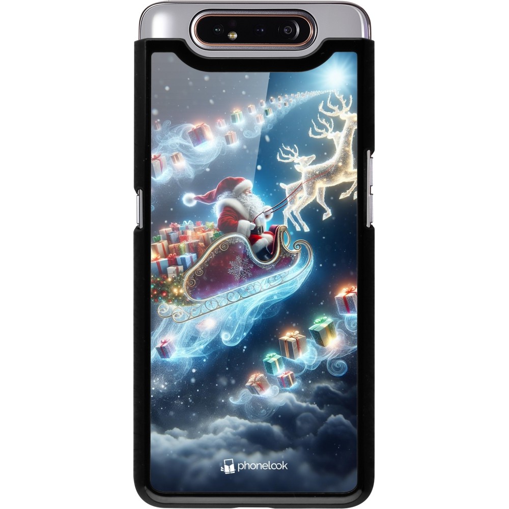 Coque Samsung Galaxy A80 - Noël 2023 Père Noël enchanté