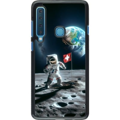 Coque Samsung Galaxy A9 - Astro Suisse sur lune