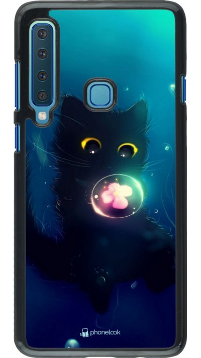 Coque Samsung Galaxy A9 - Cute Cat Bubble